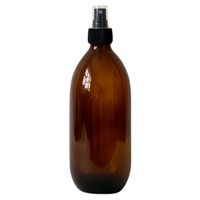 Monstera Amber Bottle with Spray Pump - 500ml